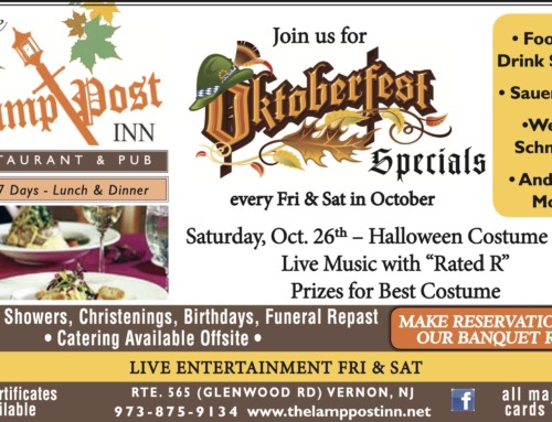 Oktoberfest Food and Drink Specials that run the entire month of October!